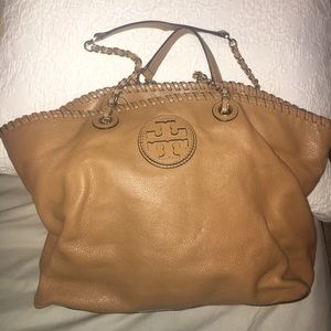Camel Tory Burch Hobo Bag
